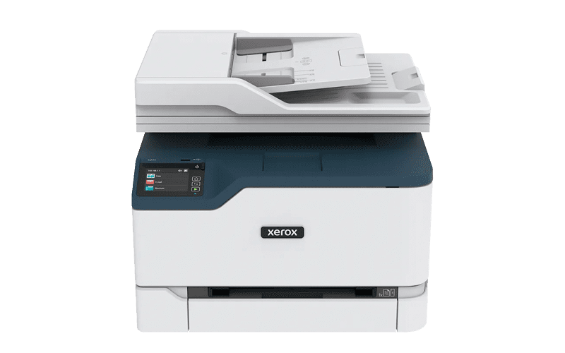 Xerox® C235 Multifunktionsdrucker Vorderansicht